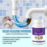 Drain Cleaner Powder Removes Clogs, Blockages in Washbasin 100ml (Pack of 1)